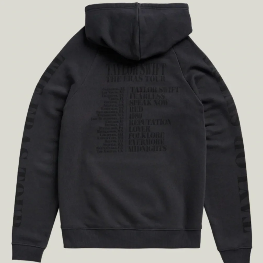 Taylor Swift The Eras Tour Black Hoodie NEW - Picture 2 of 3